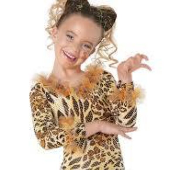 Like New! Weissman Made in Usa Chettah Character Halloween/Dance costume 8Y - Picture 2 of 5